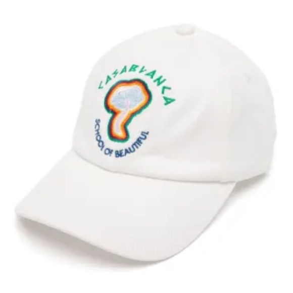 Casablanca Rainbow Mushroom Embroidered Cap